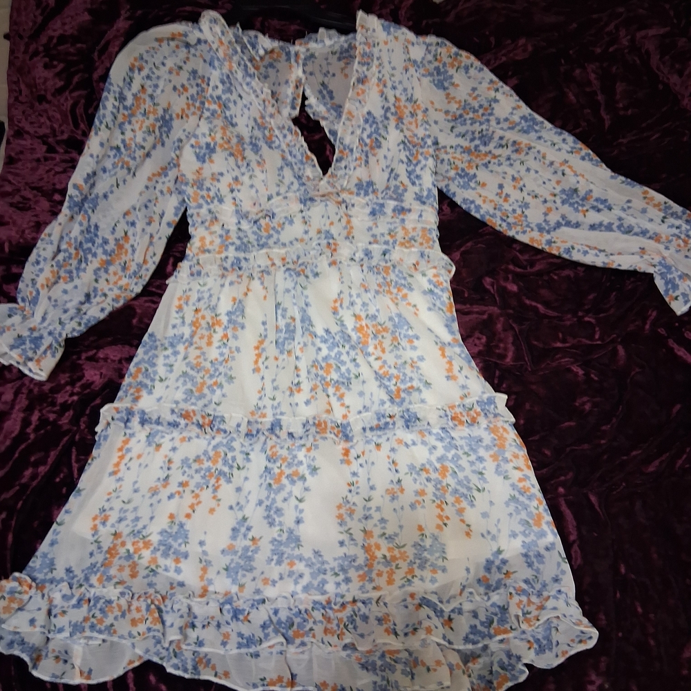 Floral Long Sleeve Dress